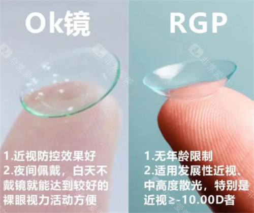 RGP眼镜与ok镜区别
