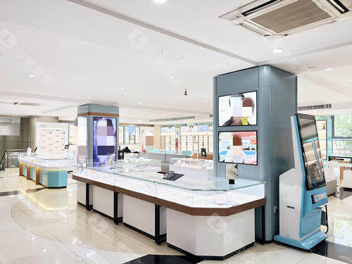 上海新视界眼科医院展示柜